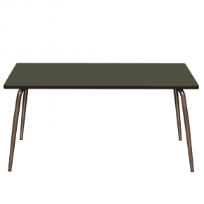 Table Retro Véra 160x80 – uni Avocado - Pieds Bruts