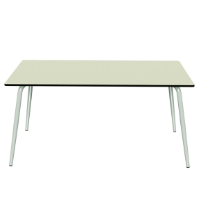 Table de Jardin Sun – Uni Menthe - Pieds Menthe – 160×90