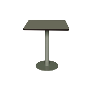 Table rabattable Albertine - Stratifié Uni Avocado - Pied Kaki