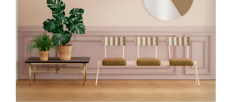 Banc Anouk 2 à 3 Places : Design, confort et personnalisable – Les Gambettes